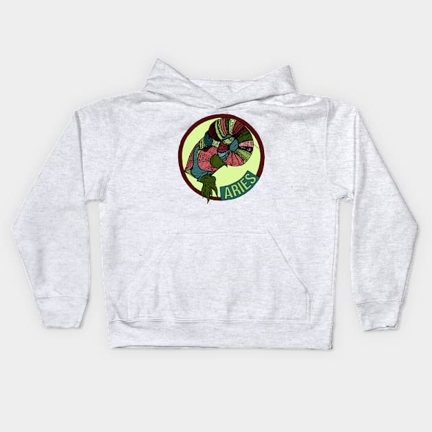 Aries Kids Hoodie by DStudio